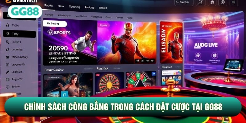 Chính sách công bằng trong cách đặt cược tại GG88