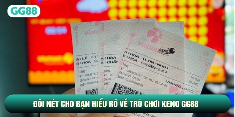 Điểm đặc biệt của Keno gg88 nằm ở sự đa dạng trong các hình thức dự đoán giúp người dùng không cảm thấy nhàm chán khi tham gia lâu dài. Bạn có thể chọn dự đoán theo kiểu truyền thống hoặc tham gia các cửa cược phụ như Chẵn - Lẻ, Lớn - Nhỏ với tỷ lệ trả thưởng vô cùng cạnh tranh. Mọi giao dịch tài chính tại đây đều được xử lý thông qua hệ thống bảo mật đa lớp, đảm bảo sự an toàn tối đa.